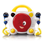 Lenco Draagbare karaoke CD-speler met Bluetooth® voor kinderen Veelkleurig Lenco Draagbare karaoke CD-speler met Bluetooth® voor kinderen Veelkleurig