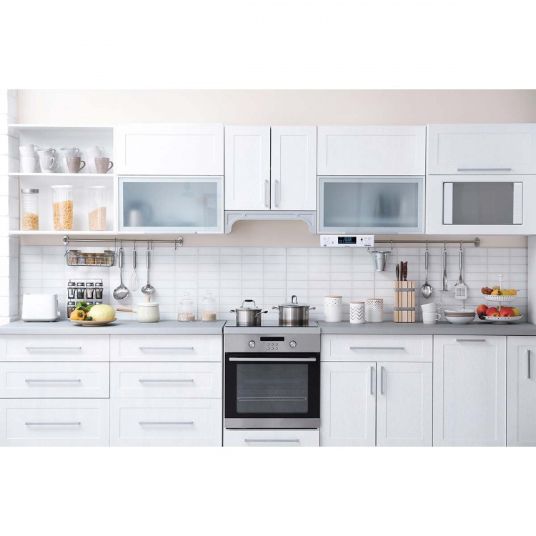 Lenco DAB+/FM-keukenradio met Bluetooth® LED-verlichting en timer Wit Lenco DAB+/FM-keukenradio met Bluetooth® LED-verlichting en timer Wit