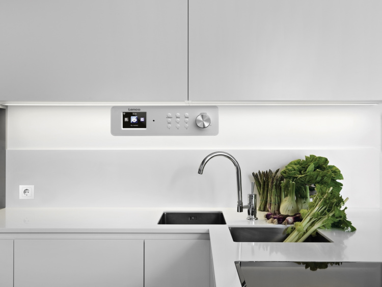 Lenco Keuken internetradio met FM Wit