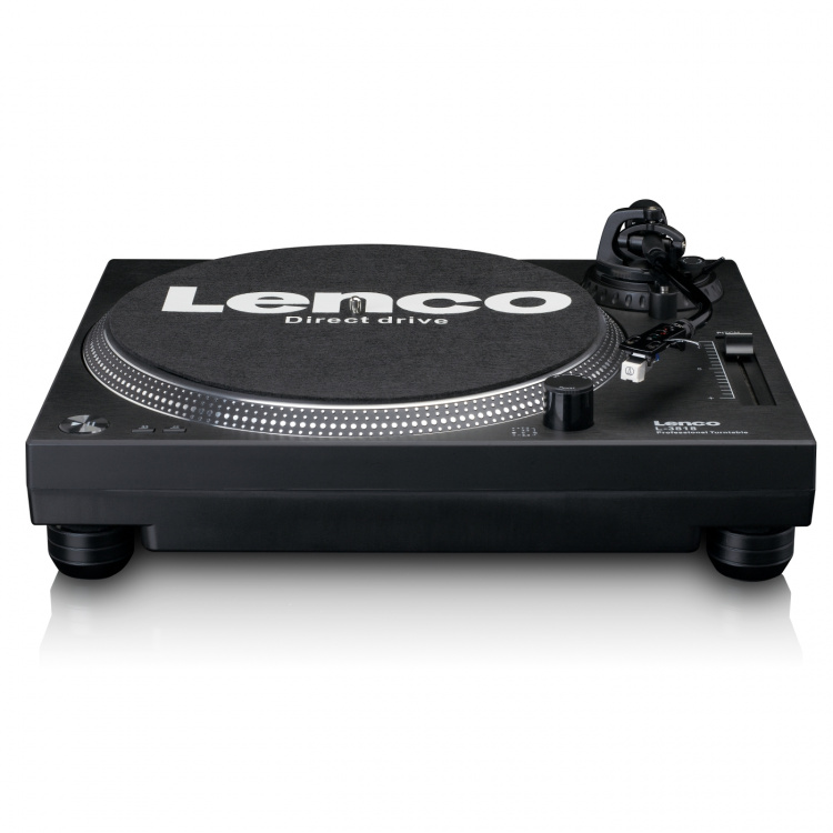 Lenco Direct drive platenspeler met USB/PC codering Zwart