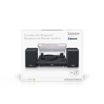 Lenco Platenspeler met Bluetooth® ontvangst en twee externe speakers