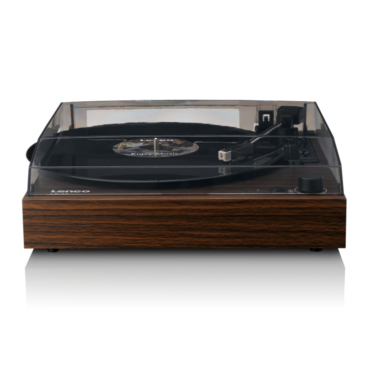 Lenco Platenspeler met Bluetooth®, twee ingebouwde luidsprekers en AT3600L cassette Wood