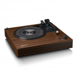Lenco Platenspeler met Bluetooth®, twee ingebouwde luidsprekers en AT3600L cassette Wood