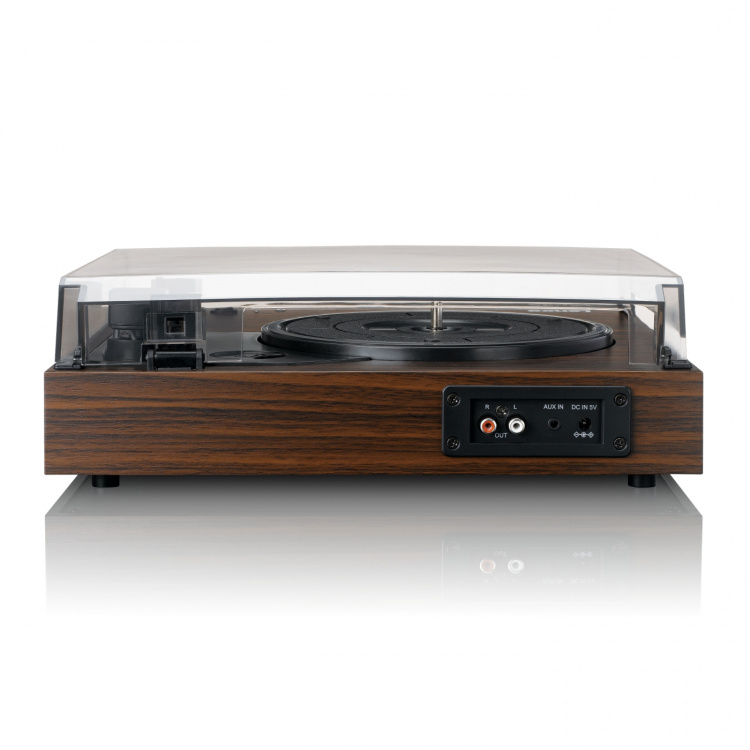 Lenco Platenspeler met Bluetooth®, twee ingebouwde luidsprekers en AT3600L cassette Wood