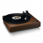 Lenco Platenspeler met Bluetooth®, twee ingebouwde luidsprekers en AT3600L cassette Wood