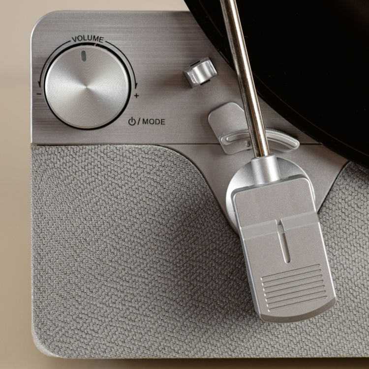 Lenco Volautomatische verticale platenspeler met ingebouwde luidsprekers en Bluetooth® Silver Lenco Volautomatische verticale platenspeler met ingebouwde luidsprekers en Bluetooth® Silver