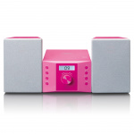 Lenco Micro set met CD FM radio AUX-IN stickers Roze Lenco Micro set met CD FM radio AUX-IN stickers Roze
