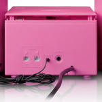 Lenco Micro set met CD FM radio AUX-IN stickers Roze Lenco Micro set met CD FM radio AUX-IN stickers Roze