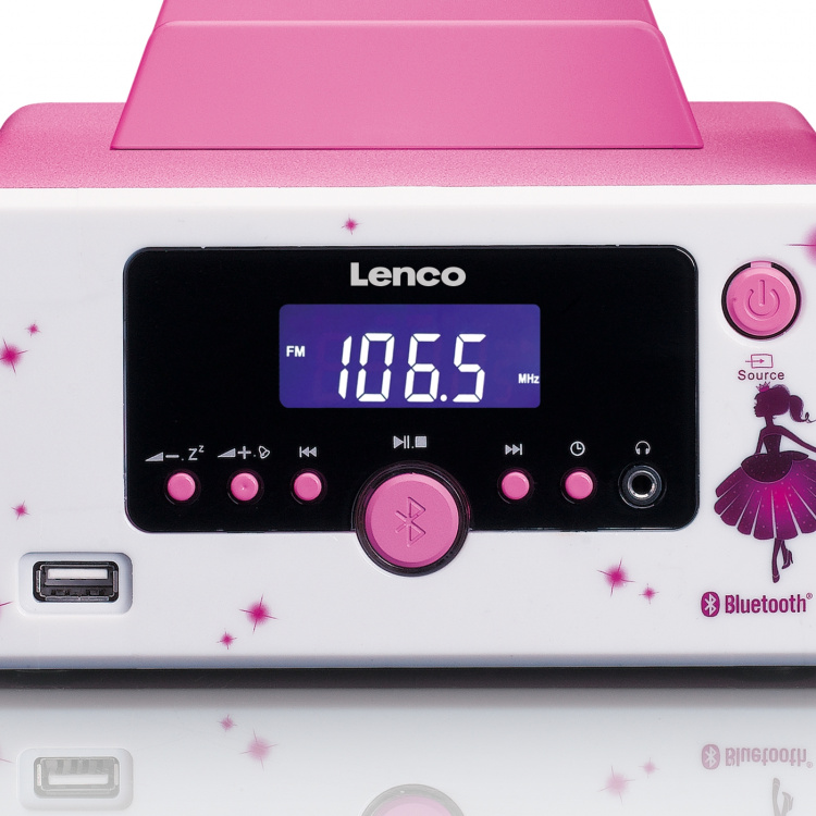 Lenco Micro set wekker Bluetooth® FM radio USB aux-in Princess