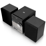 Lenco Micro set met DAB+/FM/CD/Bluetooth® & USB-speler - Zwart Lenco Micro set met DAB+/FM/CD/Bluetooth® & USB-speler - Zwart
