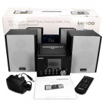 Lenco Micro set met internet/ DAB+ radio Bluetooth® CD MP3 Zwart Lenco Micro set met internet/ DAB+ radio Bluetooth® CD MP3 Zwart
