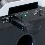 Lenco Draadloze microfoon met 6,3 mm batterijgevoede ontvanger Lenco Draadloze microfoon met 6,3 mm batterijgevoede ontvanger