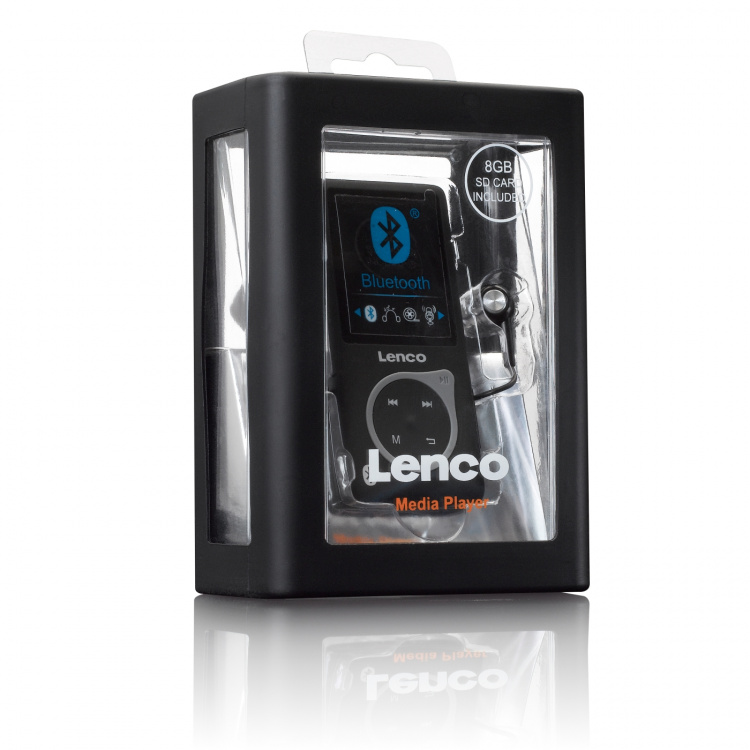 Lenco MP3/MP4-speler met Bluetooth® Zwart