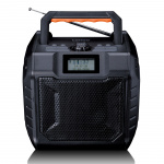 Lenco Krachtige draagbare outdoor DAB+/FM-radio met Bluetooth® IPX5 waterbestendig Grijs Lenco Krachtige draagbare outdoor DAB+/FM-radio met Bluetooth® IPX5 waterbestendig Grijs