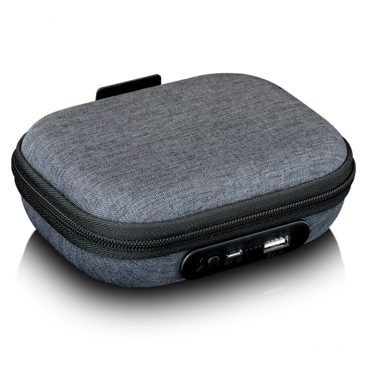 Lenco Koffer met ingebouwde powerbank Grijs Lenco Koffer met ingebouwde powerbank Grijs