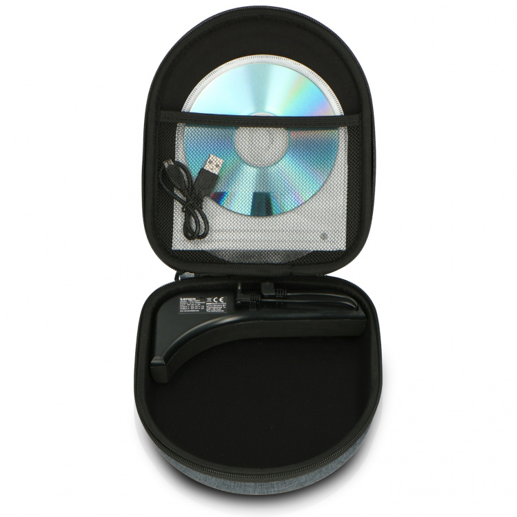 Lenco Powerbank hoesje voor Discman 5000mah Grijs