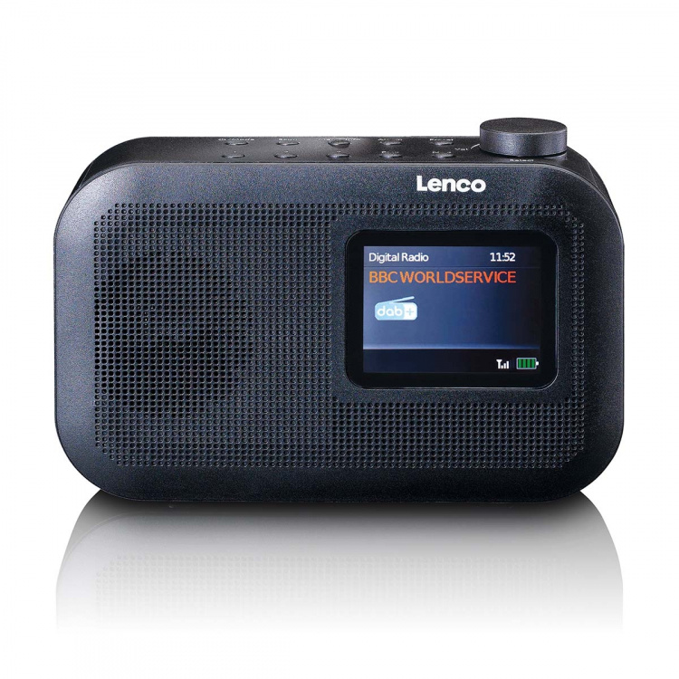 Lenco Draagbare DAB+/FM-radio met Bluetooth-kleurendisplaybatterij Zwart Lenco Draagbare DAB+/FM-radio met Bluetooth-kleurendisplaybatterij Zwart