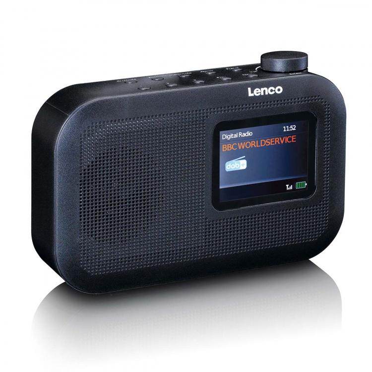 Lenco Draagbare DAB+/FM-radio met Bluetooth-kleurendisplaybatterij Zwart Lenco Draagbare DAB+/FM-radio met Bluetooth-kleurendisplaybatterij Zwart