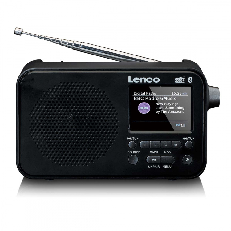Lenco Draagbare DAB+ FM-radio met Bluetooth® 2,4