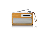 Lenco Draagbare DAB+ radio met Bluetooth® Milieuvriendelijk bamboe