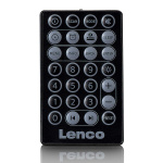 Lenco Draagbare DAB+ FM-radio met Bluetooth® en AUX-ingang, oplaadbare batterij Zwart