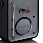 Lenco Draagbare DAB+ FM-radio met Bluetooth® en AUX-ingang, oplaadbare batterij Zwart