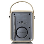 Lenco Draagbare DAB+ FM-radio met Bluetooth® en AUX-ingang, oplaadbare batterij Taupe