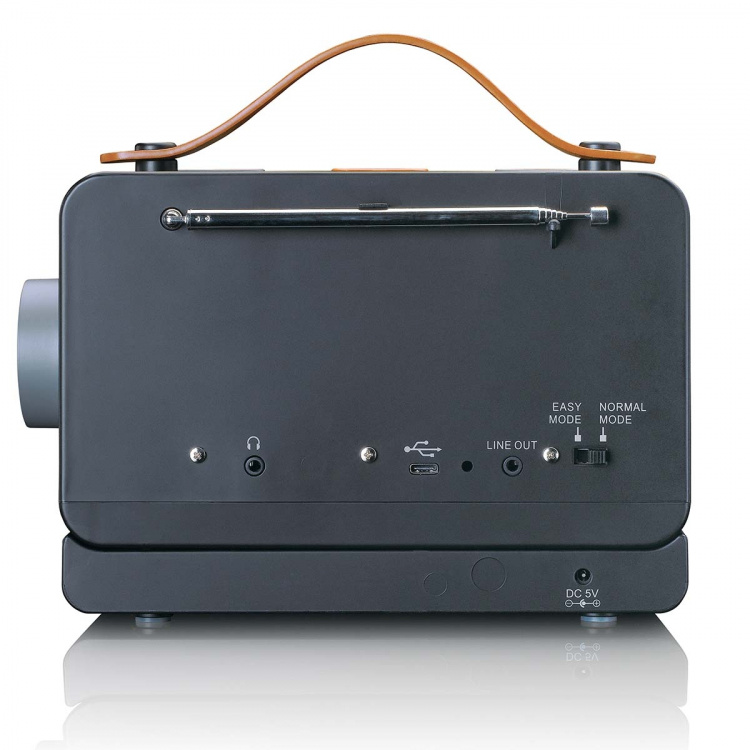 Lenco Draagbare FM/DAB+ radio met grote knoppen en  Lenco Draagbare FM/DAB+ radio met grote knoppen en