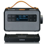 Lenco Draagbare FM/DAB+ radio met grote knoppen en  Lenco Draagbare FM/DAB+ radio met grote knoppen en
