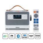 Lenco Draagbare FM/DAB+ radio met grote knoppen en 
