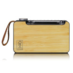 Lenco Draagbare DAB+/ FM-radio met Bluetooth® Bamboo Zwart Lenco Draagbare DAB+/ FM-radio met Bluetooth® Bamboo Zwart