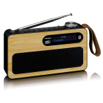 Lenco Draagbare DAB+/ FM-radio met Bluetooth® Bamboo Zwart Lenco Draagbare DAB+/ FM-radio met Bluetooth® Bamboo Zwart