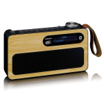 Lenco Draagbare DAB+/ FM-radio met Bluetooth® Bamboo Zwart Lenco Draagbare DAB+/ FM-radio met Bluetooth® Bamboo Zwart