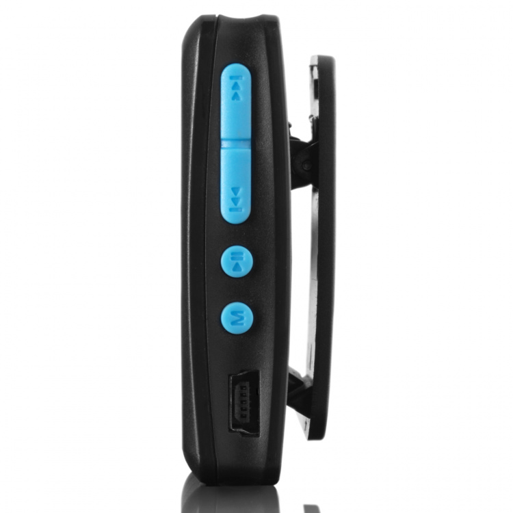 Lenco MP3/4-speler met stappenteller 4GB Blauw