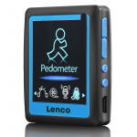 Lenco MP3/4-speler met stappenteller 4GB Blauw