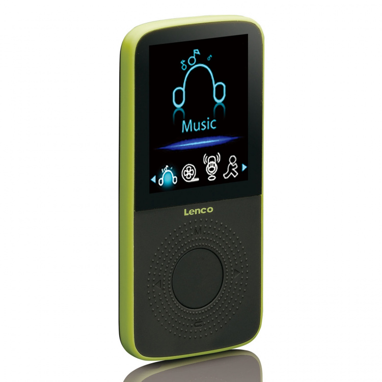 Lenco Sport MP3/4-speler met stappenteller Sportoordopjes en sportarmband Lime Lenco Sport MP3/4-speler met stappenteller Sportoordopjes en sportarmband Lime
