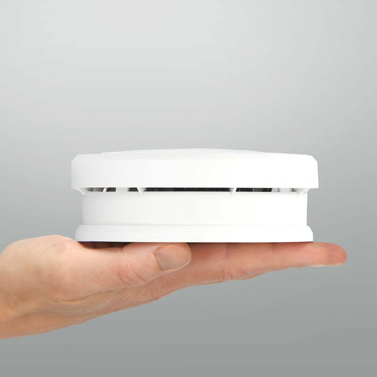 Alecto Rookmelder met geluiddempende knop 2-pak Wit Alecto Rookmelder met geluiddempende knop 2-pak Wit