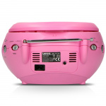 Lenco Draagbare FM-radio met CD Pink