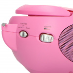 Lenco Draagbare FM-radio met CD Pink