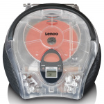 Lenco Draagbare stereo FM-radio met CD-speler Transparant Lenco Draagbare stereo FM-radio met CD-speler Transparant