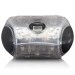Lenco Draagbare stereo FM-radio met CD-speler Transparant Lenco Draagbare stereo FM-radio met CD-speler Transparant