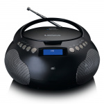 Lenco Boombox met DAB+/ FM-radio en Bluetooth® Zwart