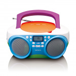 Lenco Draagbare FM-radio en CD/USB-speler Meerkleurig Lenco Draagbare FM-radio en CD/USB-speler Meerkleurig