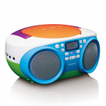 Lenco Draagbare FM-radio en CD/USB-speler Meerkleurig Lenco Draagbare FM-radio en CD/USB-speler Meerkleurig