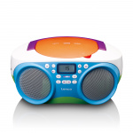 Lenco Draagbare FM-radio en CD/USB-speler Meerkleurig Lenco Draagbare FM-radio en CD/USB-speler Meerkleurig