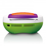 Lenco Draagbare FM-radio en CD/USB-speler Meerkleurig Lenco Draagbare FM-radio en CD/USB-speler Meerkleurig