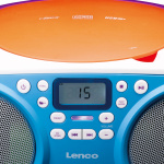 Lenco Draagbare FM-radio en CD/USB-speler Meerkleurig Lenco Draagbare FM-radio en CD/USB-speler Meerkleurig