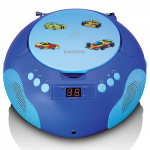 Lenco Draagbare radio / CD-speler met microfoon Blauw