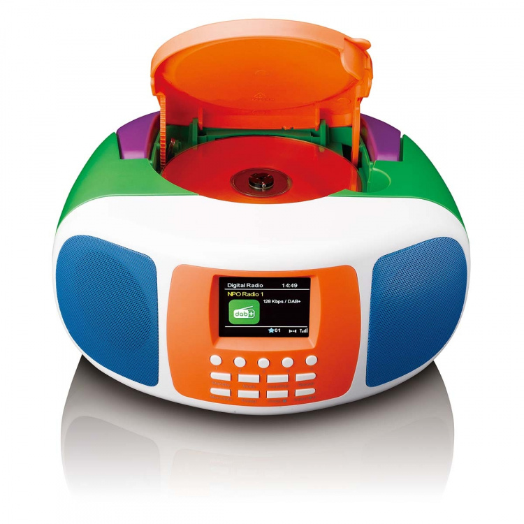 Lenco Draagbare DAB+/FM radio met Bluetooth®, CD-speler en groot LCD kleurendisplay Lenco Draagbare DAB+/FM radio met Bluetooth®, CD-speler en groot LCD kleurendisplay