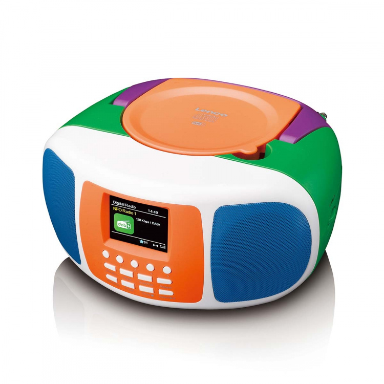 Lenco Draagbare DAB+/FM radio met Bluetooth®, CD-speler en groot LCD kleurendisplay Lenco Draagbare DAB+/FM radio met Bluetooth®, CD-speler en groot LCD kleurendisplay